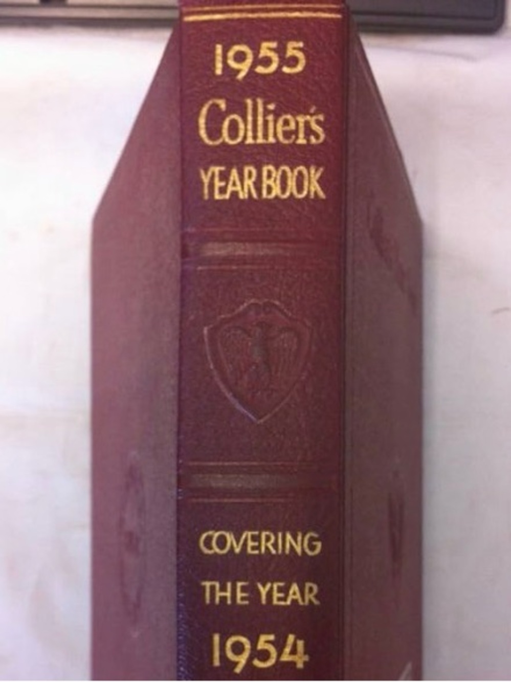Annual 1954 Collier's Year Book Hardcover by Collier & Son